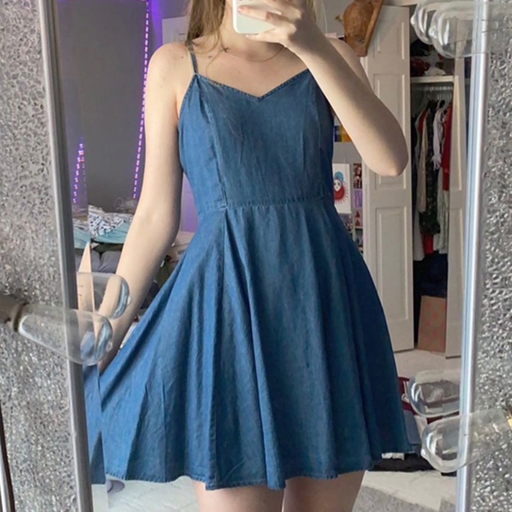 denim dress